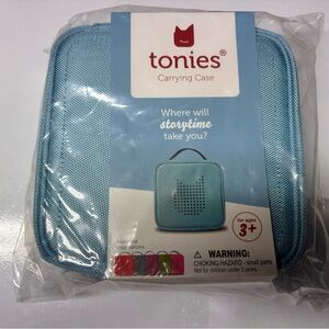Tonies Light Blue Carrying Case for Tonies Audio Characters
